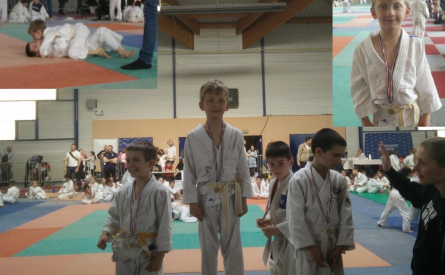 Une médaille d'or pour Maxence au tournoi de Châteauneuf-sur-Loire