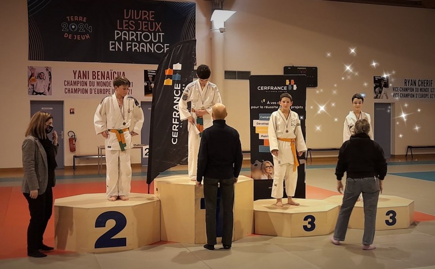 Un podium au tournoi d'Amilly