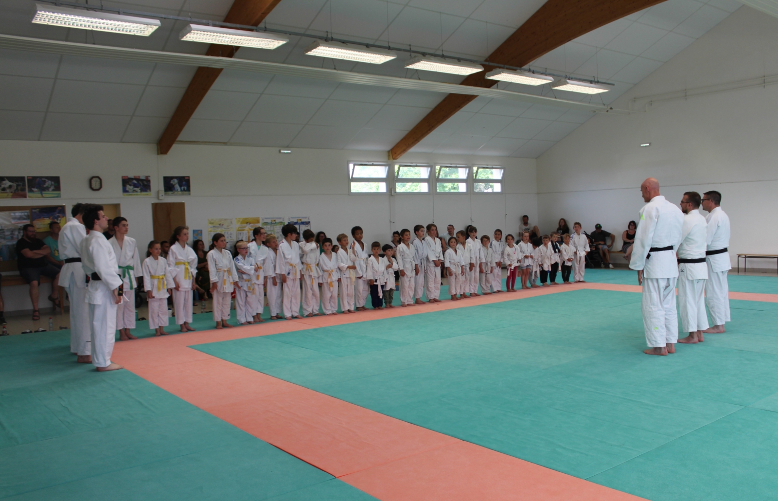 Fête du club - Cours commun judo et remise des ceintures - 9 juin 2023